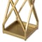 Vintiquewise Decorative Gold Square X Design Umbrella Holder Stand for Indoor and Outdoor QI004471 - alternate 7